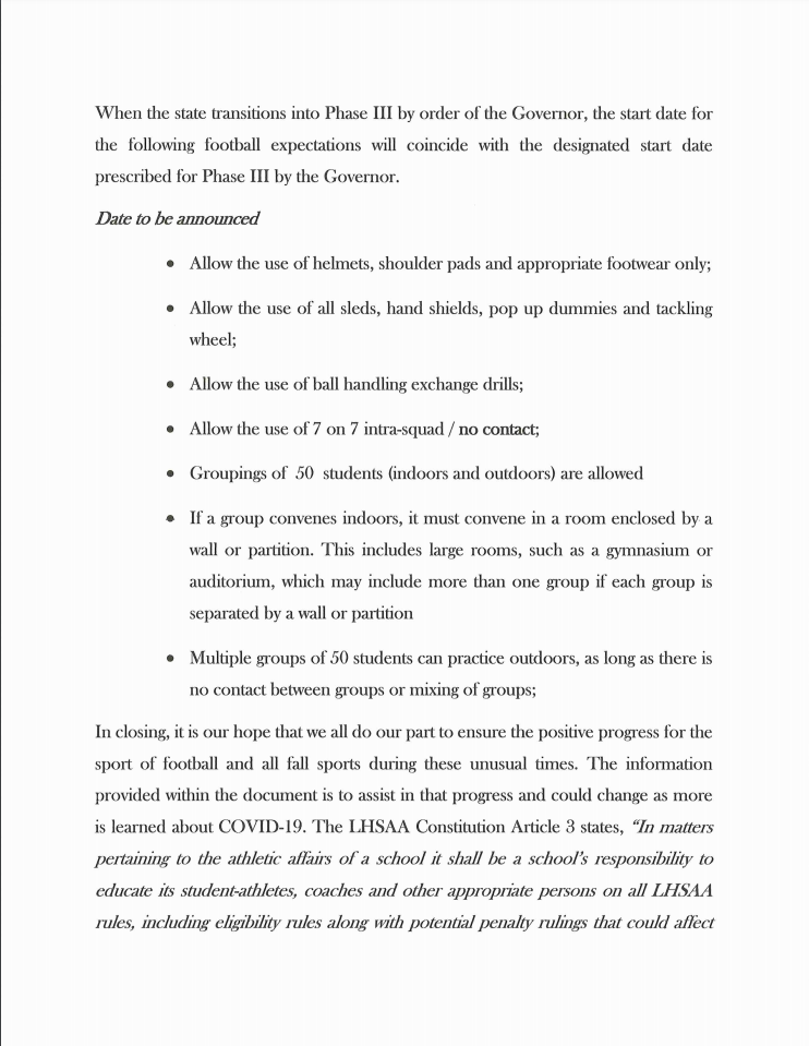 LHSAA memo page 4